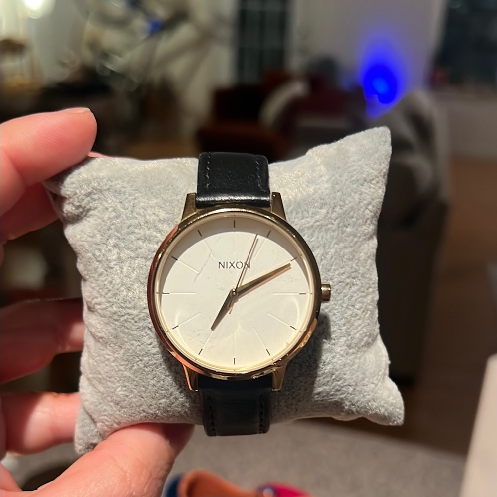 Nixon Black and Gold Watch